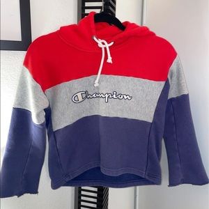 Reverse Weave Cropped Hoodie